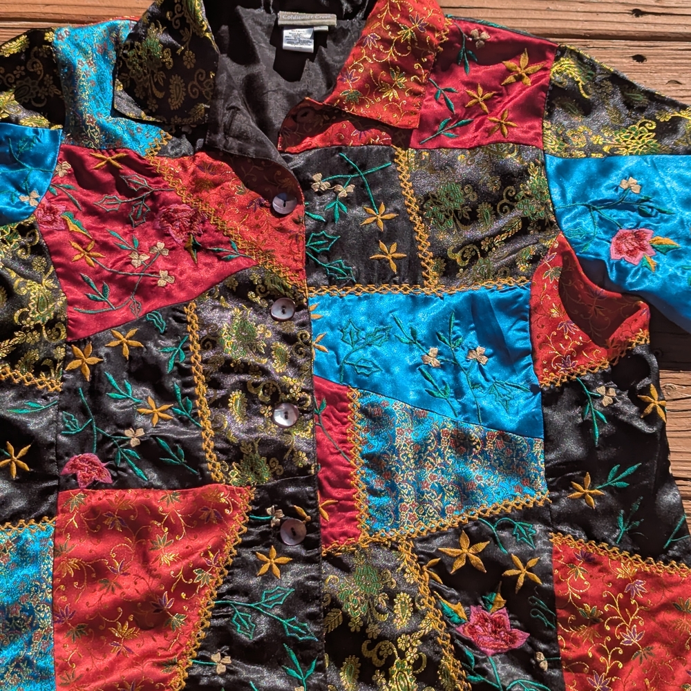 Colorful Patchwork Jacket - image 2